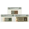 Image 1 : Bohemia & Moravia. Protectorate of Bohemia & Moravia, ND (1940)-1940, Specimen Banknote Trio.