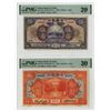 Image 1 : China. Bank of China, 1930, Issued Banknote Pair.