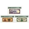 Image 1 : China. Central Bank of China, 1947, Issued Banknote Trio.