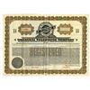 Image 1 : China. Shanghai Telephone Co. 1933 Specimen 6% Registered Silver Dollar Bond