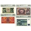 Image 1 : Czechoslovakia. Republic and National Bank of Czechoslovakia, 1920 to 1934, Specimen Banknote Quarte