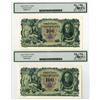 Image 2 : Czechoslovakia. National Bank of Czechoslovakia, 1931, Specimen Banknote Pair.