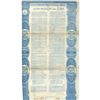 Image 1 : Ecuatorian Provisional Bond or Land Warrant for £100 with Ornate Map of Ecuador on Back.