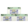 Image 1 : Egypt. Central Bank of Egypt, 2007, All "Top Pop" Sequential Issued Banknote Trio.