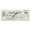 Image 1 : Great Britain Specimen Postal Order for 3/- 6d, ND (ca.1860 to 1870s) with "One Penny" Imprinted Rev