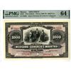 Image 1 : Mexico. Banco Mexicano de Comercio e Industria, ND (ca.1900-1910), "Bono De Caja" Specimen Banknote