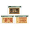 Image 1 : Russia. State Credit and State Currency Notes, 1898 (ND 1898-1903) to 1922, Issued Banknote Trio.