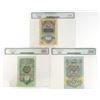 Image 2 : Russia - U.S.S.R. State Bank Note U.S.S.R., 1947 (1957), Issued Banknote Trio.
