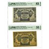 Image 1 : Russia. Azerbaijan Socialist Soviets Republic, 1922, Issued Banknote Pair.