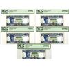 Image 1 : Swaziland. Central Bank of Swaziland, 2006, Sequential Issued Banknote Assortment.