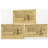 Image 1 : CT. Connecticut Pay-Table Office, 1781 Tax Warrant Trio Payable in Lawful Silver Money