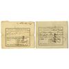 Image 1 : CT. Connecticut Pay-Table Office, 1783 and 1784 Tax Warrant Pair