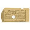 Image 1 : CT. Connecticut Treasury Office, 1781 Treasury Office Note for Loan with first Reference to the "Uni