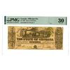 Image 1 : GA. State of Georgia, 1864, Issued Banknote With Early Steamship Ad on Back