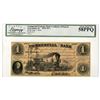 Image 1 : IN. Commercial Exchange Bank, August 3, 1858, Issued Obsolete Certificate of Deposit.