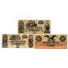 Image 1 : LA. New Orleans Canal & Banking Co., ca. 1850 - 1870s Unissued Banknote Trio