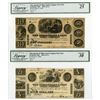Image 1 : MD. Chesapeake & Ohio Canal Co. Post Note, 1840, Obsolete Banknote Pair.