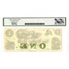 Image 2 : NJ. Egg Harbor Bank, September 17, 1861, Issued Obsolete Banknote.