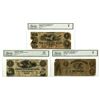 Image 1 : PA. Farmers Bank of Schuylkill County and North Western Bank, 1861, Issued Obsolete Banknote Trio.