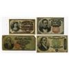Image 1 : D.C., U.S. Fractional Currency, 1863 to 1864, Issued Fractional Quartet.