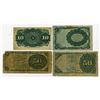 Image 2 : D.C., U.S. Fractional Currency, 1863 to 1864, Issued Fractional Quartet.