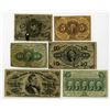 Image 1 : Washington D.C., U.S. Fractional Postage Currency Group of 6, ca.1862-63