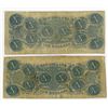 Image 2 : VA. C.S.A., $10, April 6, 1863, T-59, I/C Banknote Pair.