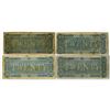Image 2 : VA. Confederate States of America, $20, February 17, 1864, Issued Banknote Quartet.
