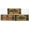Image 1 : VA. Confederate States of America, 1864, Issued Banknote Trio.