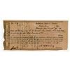 Image 1 : NC. Confederate States Depositary Office, Warrenton, NC, 1864, I/C Deposit Receipt