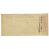 Image 2 : U.S. Treasury Department, Interior Settlement Warrant - Civil, 1912 I/U Warrant or Draft