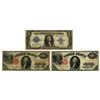 Image 1 : D.C., U.S. Legal Tender and Silver Certificate, 1917 to 1923, Issued Banknote Trio.