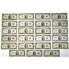 Image 1 : U.S. Note - Legal Tender, $2 Series 1953 to Series 1963, Issued Group of 23 Banknotes.
