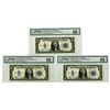 Image 1 : D.C., U.S. Silver Certificate, $1, Series of 1934, Issued Banknote Trio.