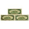 Image 2 : U.S. Silver Certificate, $1, Series of 1934, Issued Trio of Banknotes.