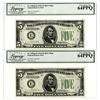 Image 1 : VA., Federal Reserve Notes, $5, Series of 1934, Fr.# 1956m-E DGS Mule, Sequential Issued Banknote Pa
