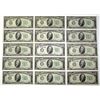 Image 1 : U. S. Federal Reserve Notes, $10, Series of 1934 and Series of 1934A, Issued Group of 15 Banknotes.