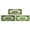 Image 2 : D.C., United States Silver Certificate and Legal Tender, 1934, Issued Banknote Trio.