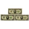Image 1 : U.S. Federal Reserve Notes, $20, Series of 1934C*, Issued Replacement -  Star Note Trio.