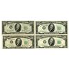 Image 1 : U.S. Federal Reserve Notes, $10, Series of 1950A, Issued Group of 4 Star Notes.