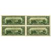 Image 2 : U.S. Federal Reserve Notes, $20, Series of 1950B, Issued Group of 4 Star Notes.
