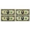 Image 1 : U.S. Federal Reserve Notes, $20, Series of 1950C, Fr.# 2062E*, Issued Group of 4 Star Notes.