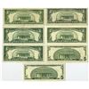 Image 2 : U.S. Federal Reserve Notes, $5, Series of 1963 to Series of 2001, Issued Group of 7 Star Notes.
