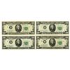 Image 1 : U.S. Federal Reserve Notes, $20, Series of 1963, Issued Group of 4 Star Notes.