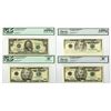 Image 1 : D.C., Federal Reserve Notes $50, Series of 1981 and Series of 1996, Error Banknote Quartet.