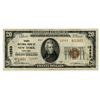 Image 1 : NY. Grace National Bank of New York, $20 Series of 1929 T2, Issued Banknote.
