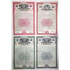 Image 1 : Cuba . Republica de Cuba, 1949 to 1954, Specimen Coupon Bond Quartet.