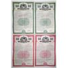 Image 1 : Cuba . Republica de Cuba, 1955 to 1956, Specimen Coupon Bond Quartet.