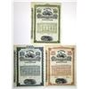 Image 1 : Ecuador. Banco Territorial, ND (1900 to 1940s), Specimen Coupon Bond Trio