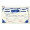 Image 1 : MA. National Rockland Bank of Boston Specimen Share Certificate, ca.1900-1920s with Charming Santa C